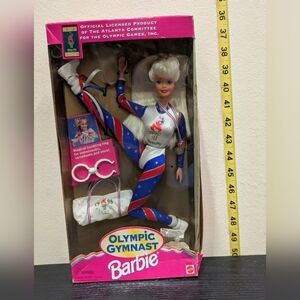 Olympic Gymnast Barbie Dol Mattel